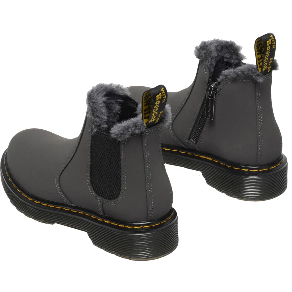 Dr. Martens 2976 Leonore gevoerde chelsea boots grijs, foto 2