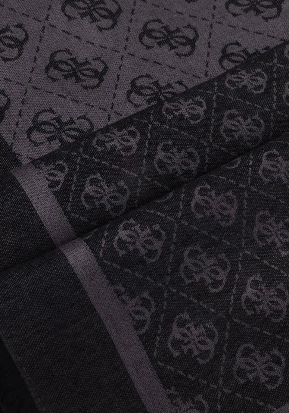 Guess Lindsey jacquard kefiah zwart, foto 2