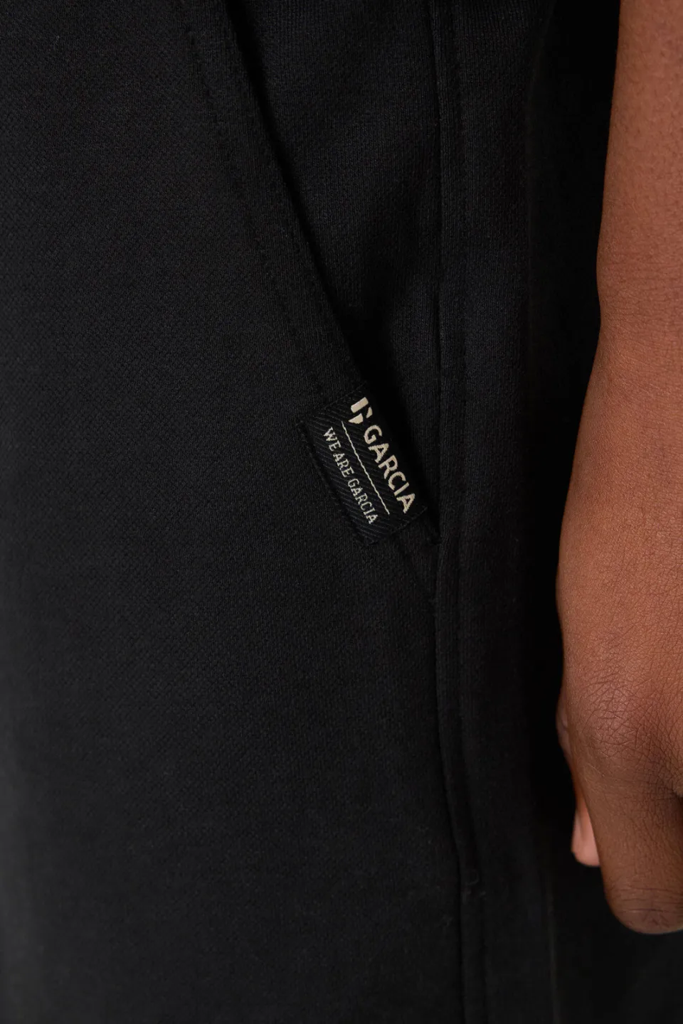 Garcia sweatshort zwart, foto 4