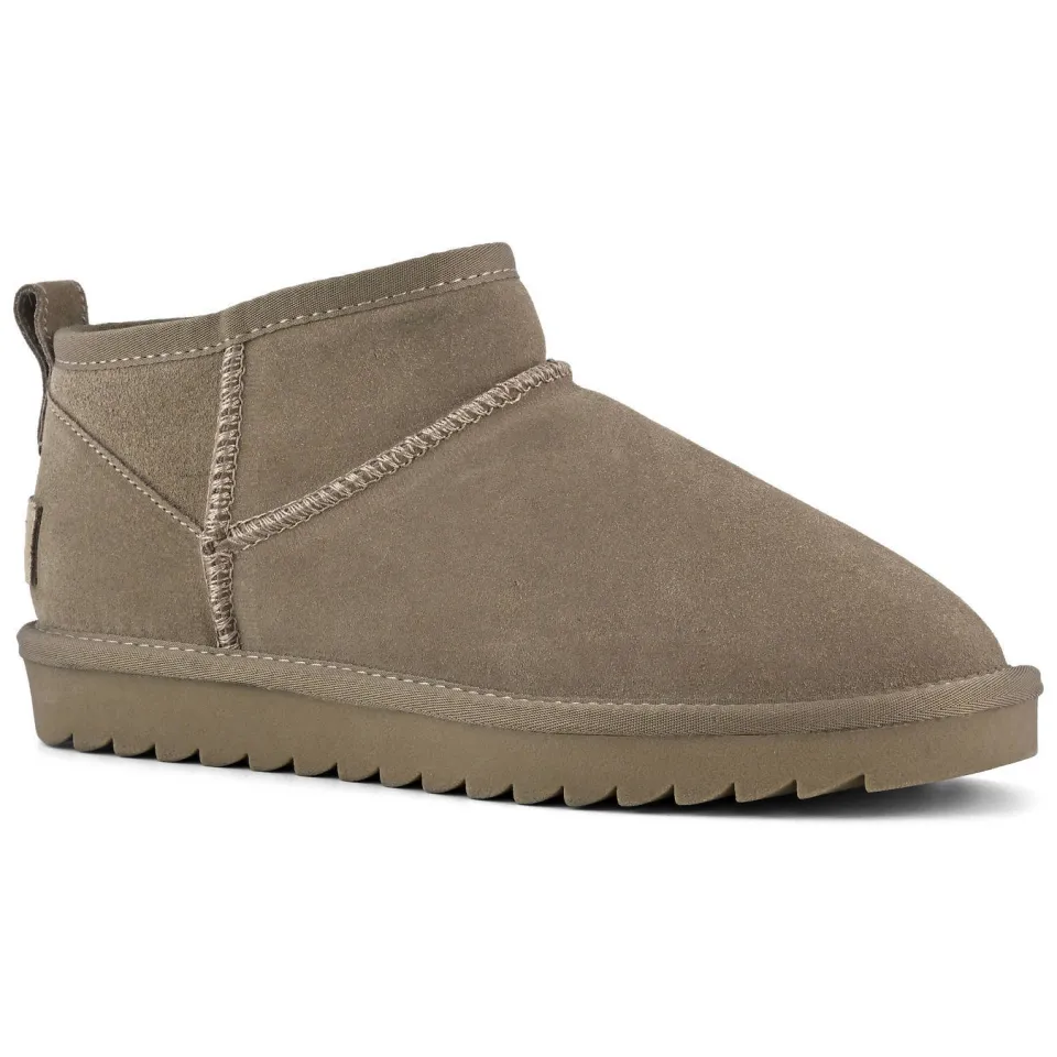 Colors of California suède enkelboots taupe, foto 2