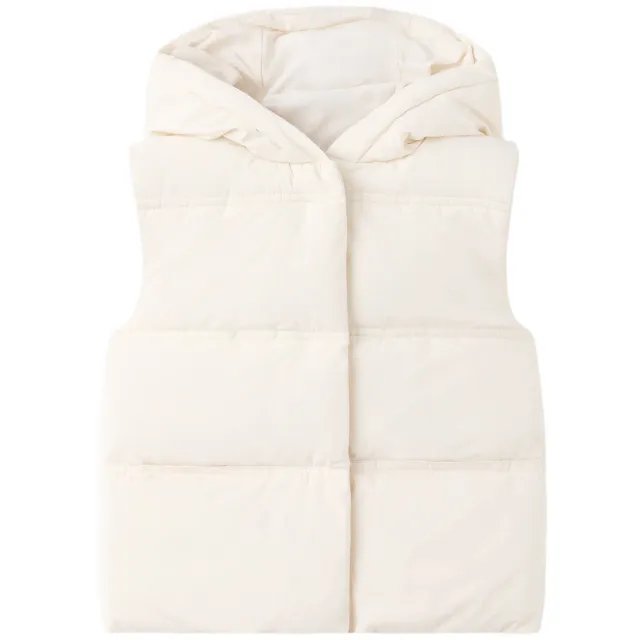 Mango bodywarmer gewatteerd naturel wit, foto 2