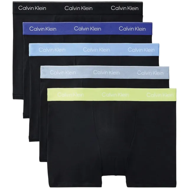 Calvin Klein Icon Cotton Stretch trunk boxershorts zwart 5-pack