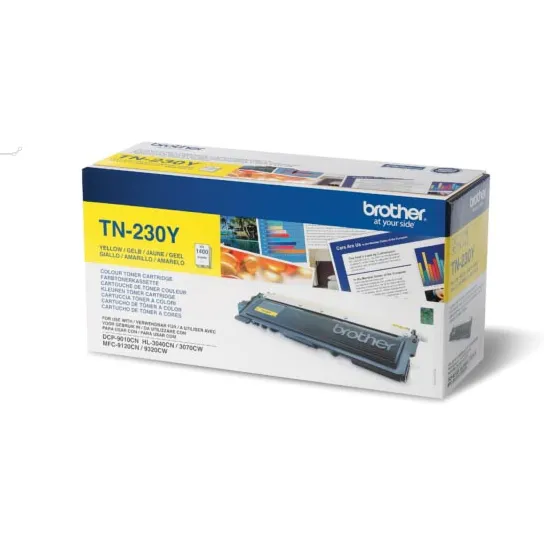 Brother TN-230Y gele toner Geel