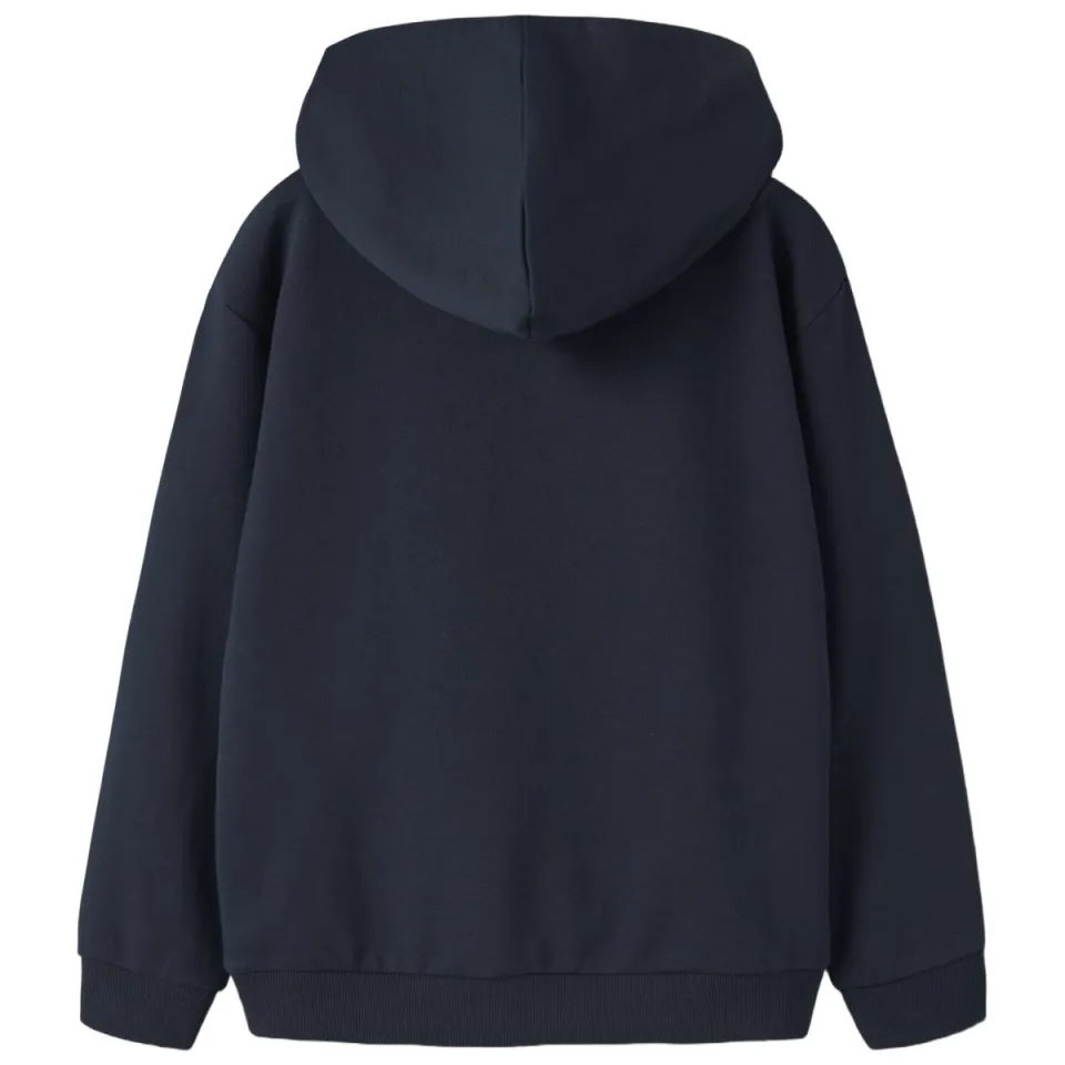 NAME IT KIDS rechtvallend hoodie met print - donkerblauw Sweater Printopdruk donkerblauw skate, foto 2
