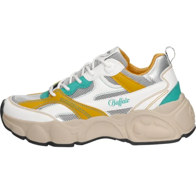 Buffalo CLD Run RT lage sneakers wit, foto 2