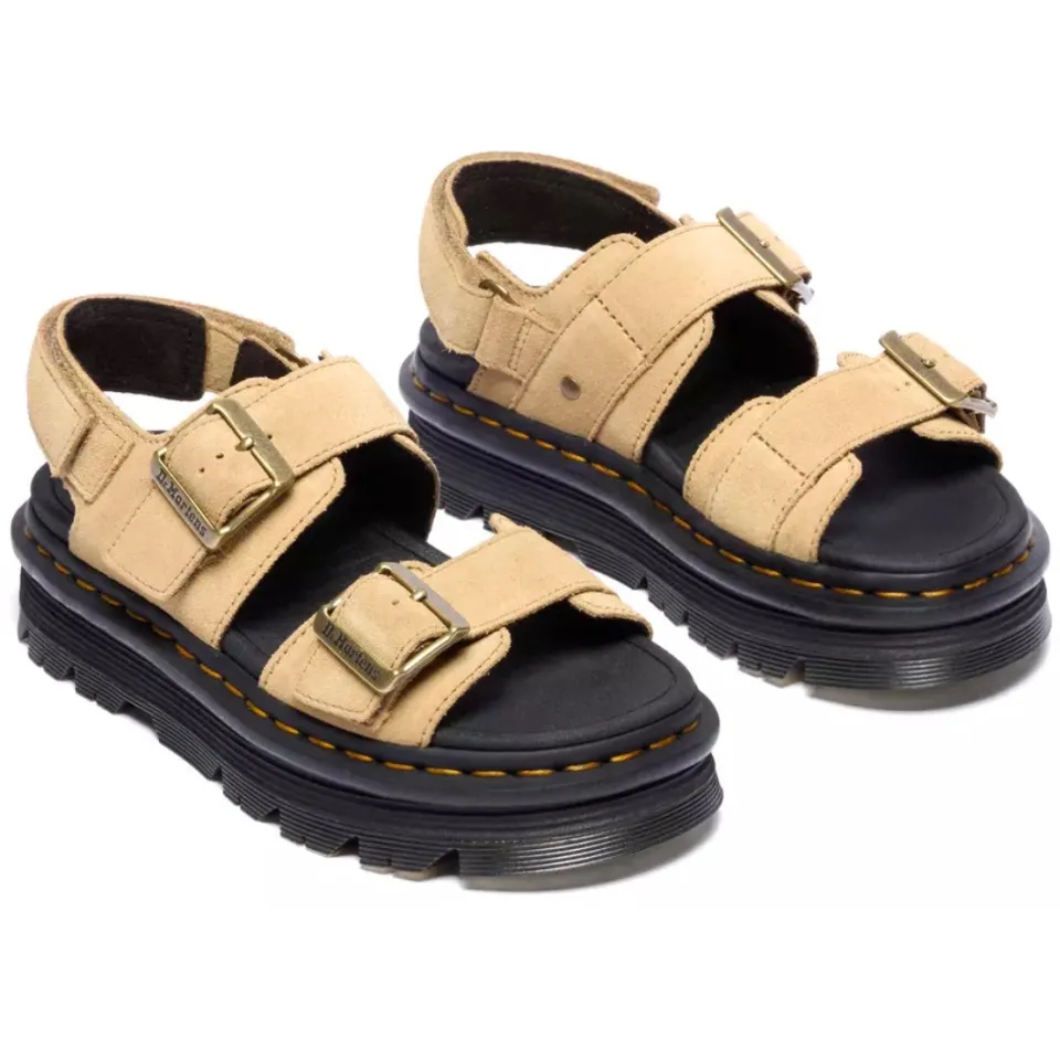 Dr. Martens Zebzag suède leren sandalen savannah tan, foto 5