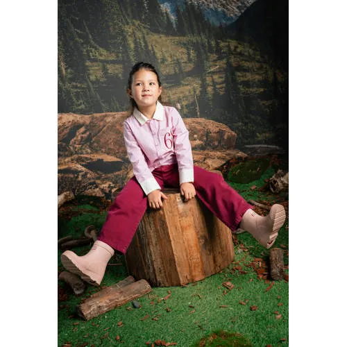 QPI straight leg jeans - donkerrood, foto 3