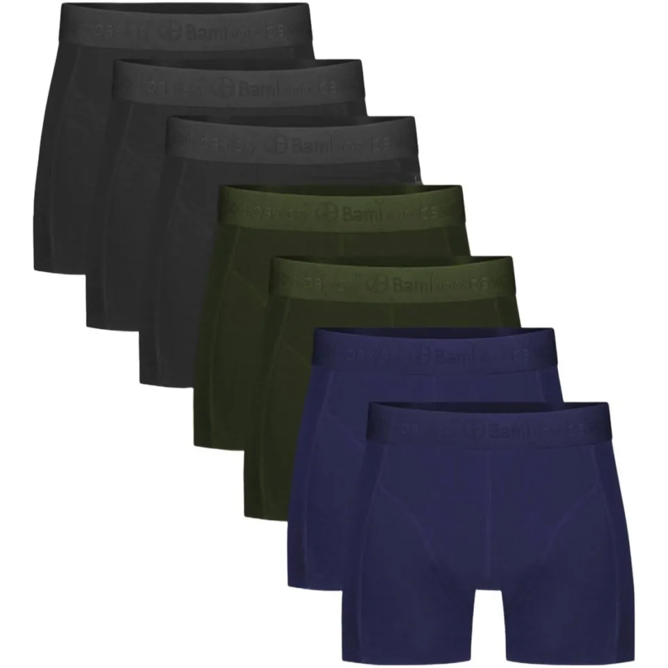 Bamboo Basics Rico boxershort donkergroen/blauw/zwart, foto 2