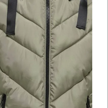 Only Skylar lange winterjas grijsgroen, foto 3