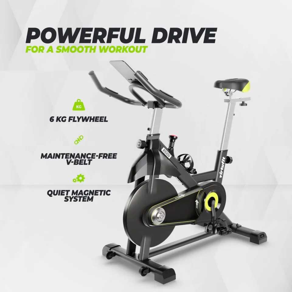 Virtufit RS100 hometrainer zwart, foto 4