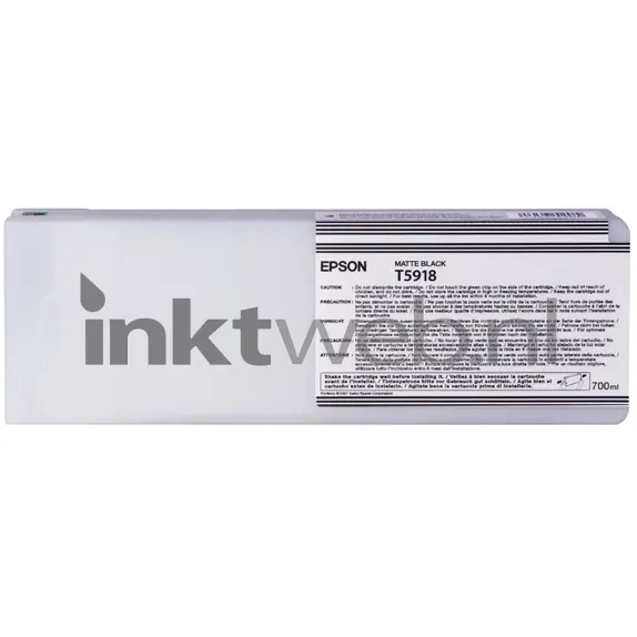 Epson T5918 mat zwart (Origineel)