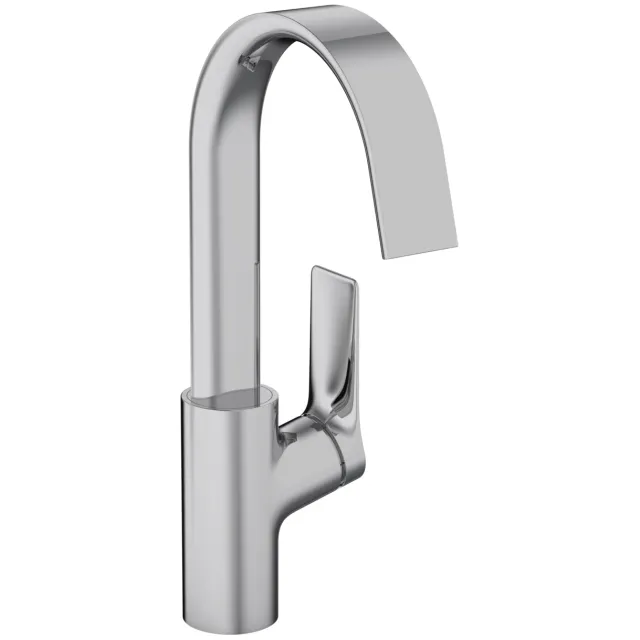Hansgrohe Vivenis wastafelmengkraan 210 eengreeps trekwaste chroom