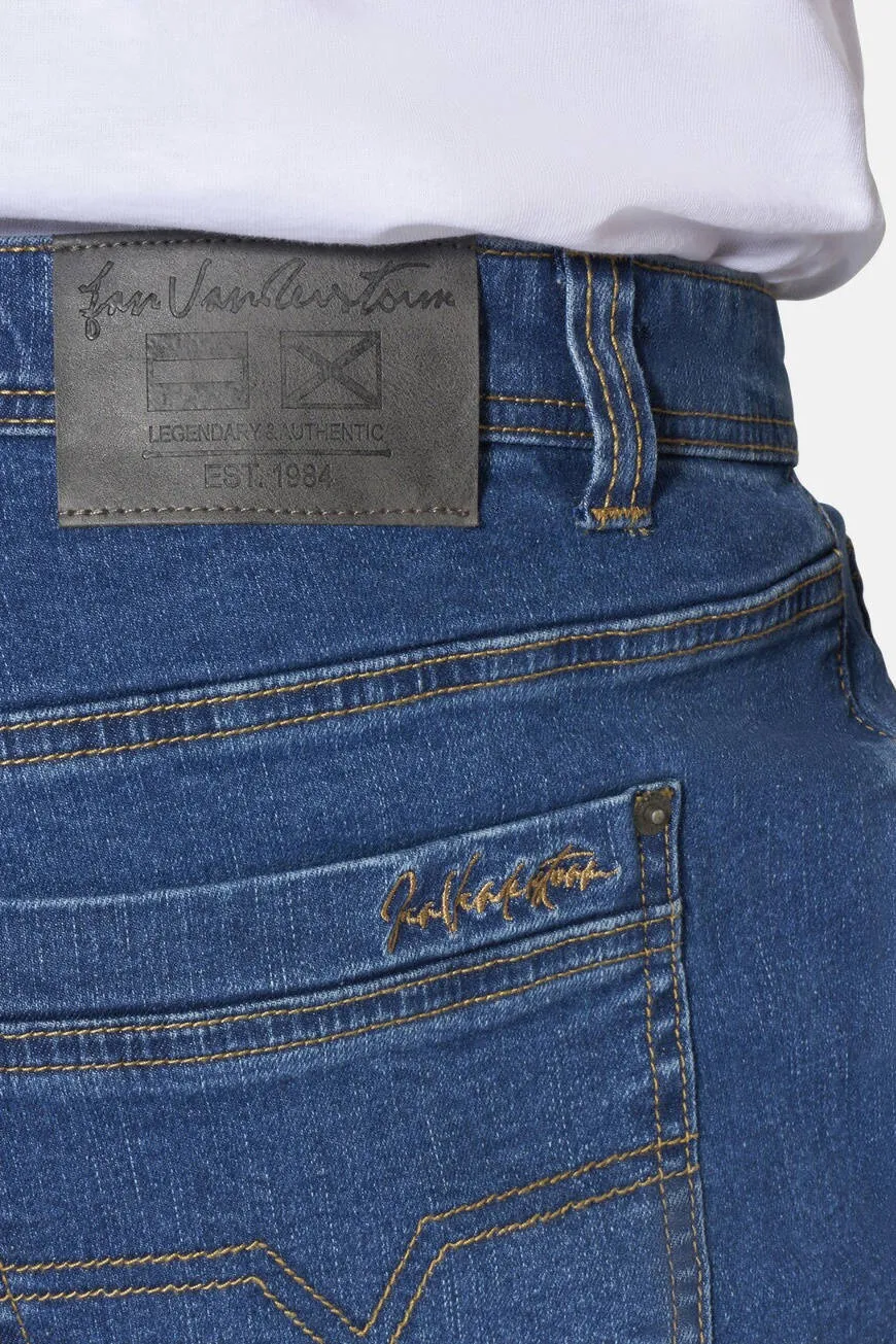 Jan Vanderstorm BOLKER regular fit jeans blauw +FIT Collectie Plus Size, foto 4
