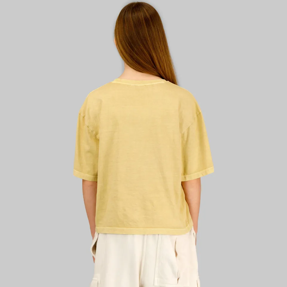 G-Star T-shirt geel, foto 4
