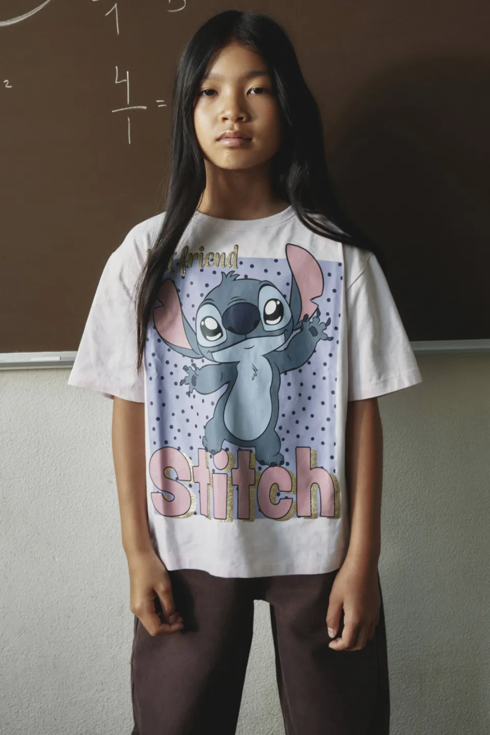 NAME IT KIDS Lilo & Stitch t-shirt met print lichtroze, foto 5