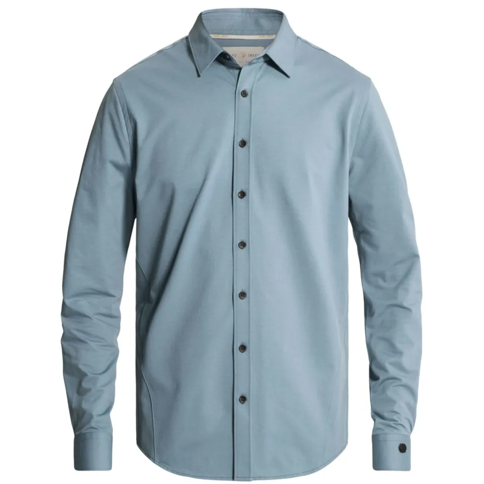Cast Iron slim fit overhemd - lichtblauw, foto 2