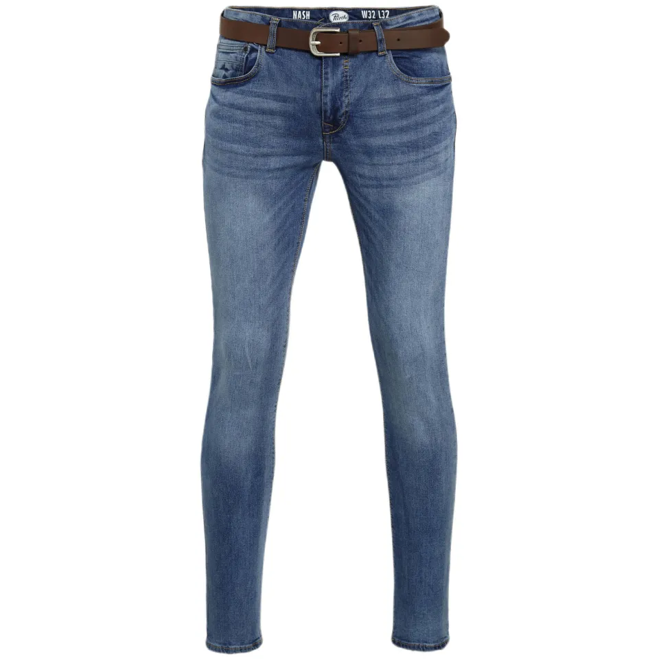Petrol Industries skinny jeans NASH met riem medium used, foto 2