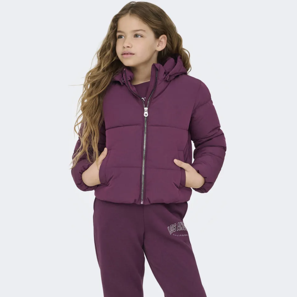 KIDS ONLY GIRL gewatteerde jas paars, foto 5