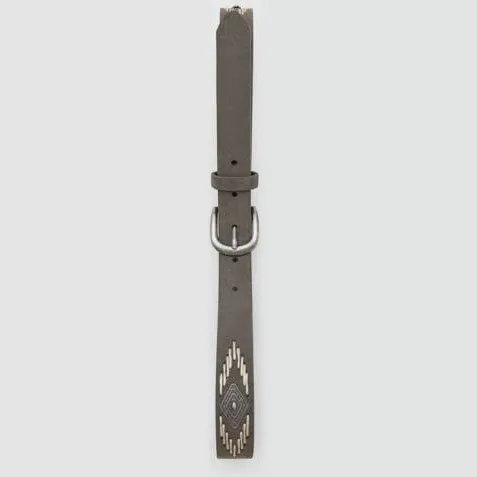 Mango Teen leren riem grijs, foto 3