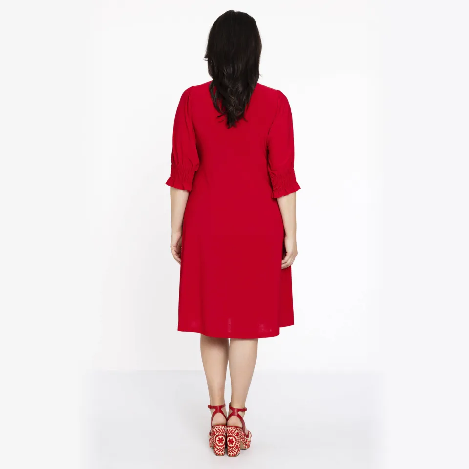 Yoek DOLCE blousejurk rood, foto 4