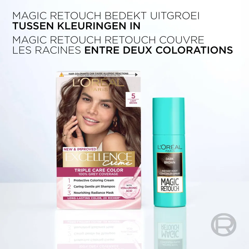 L'oréal Excellence haarkleurmiddel 5.3 licht goudbruin
