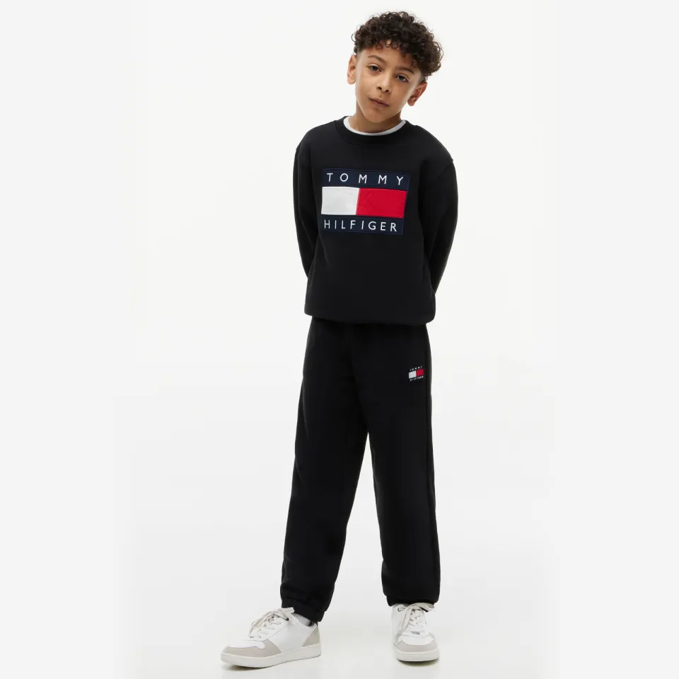 Tommy Hilfiger HERITAGE FLAG joggingbroek zwart, foto 3