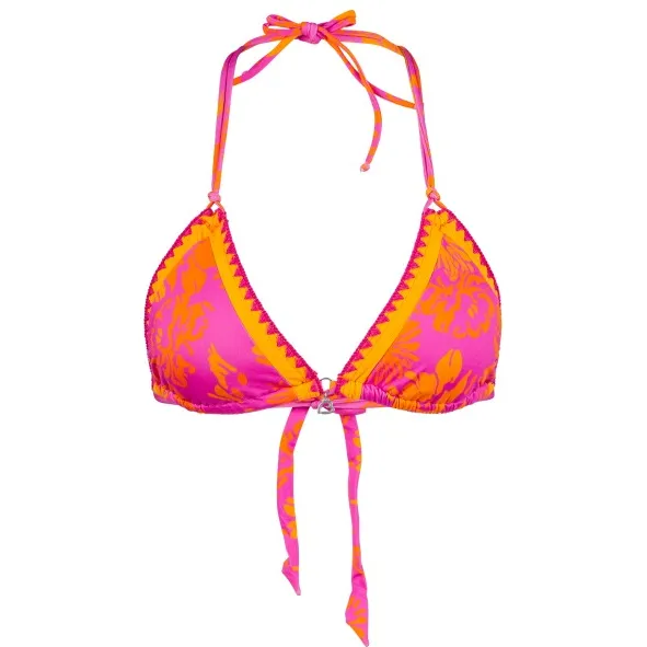 banana moon Bikinitop met labeldetail, model 'BLUCO' Felroze