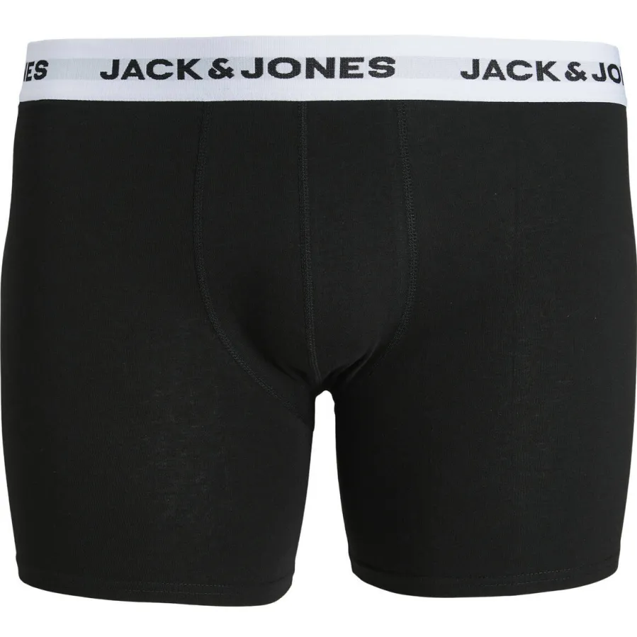 Jack & Jones boxershorts olijfgroen grijs zwart 5-pack Olijfgroen/grijs/zwart
