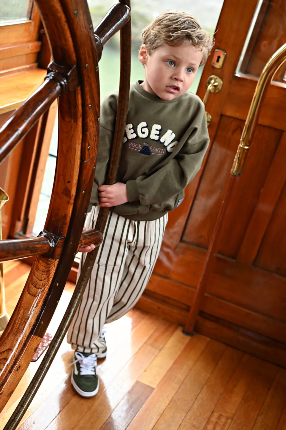 Sturdy casual broek Rock the Earth beige, foto 7