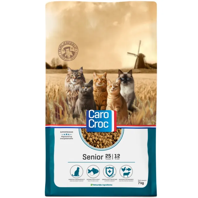 CaroCroc Senior kattenvoer droog