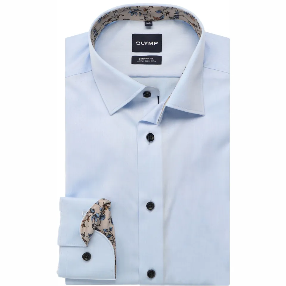 Olymp slim fit overhemd - lichtblauw, foto 2