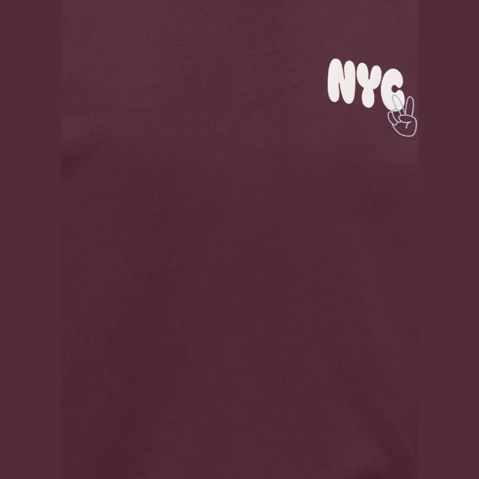 KIDS ONLY GIRL hoodie met backprint - donkerpaars, foto 3