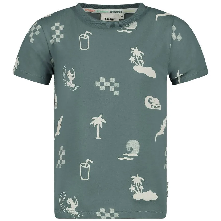 Sturdy Lagoon Legends t-shirt petrol, foto 2