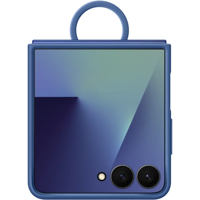 Samsung Galaxy Z Flip7 Ring Case (Silicone) Blue