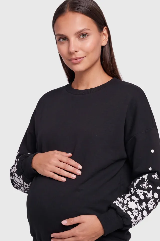 Only MATERNITY zwangerschaps sweater zwart