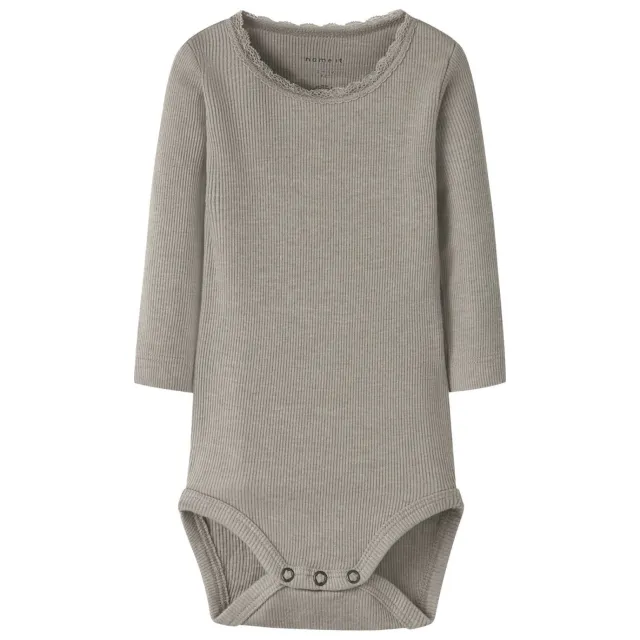 NAME IT BABY romper grijs