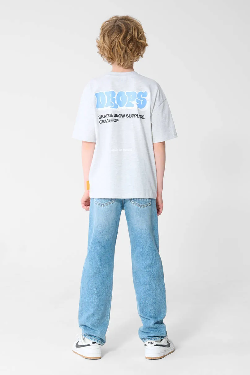Shoeby T-shirt met backprint lichtgrijs, foto 6