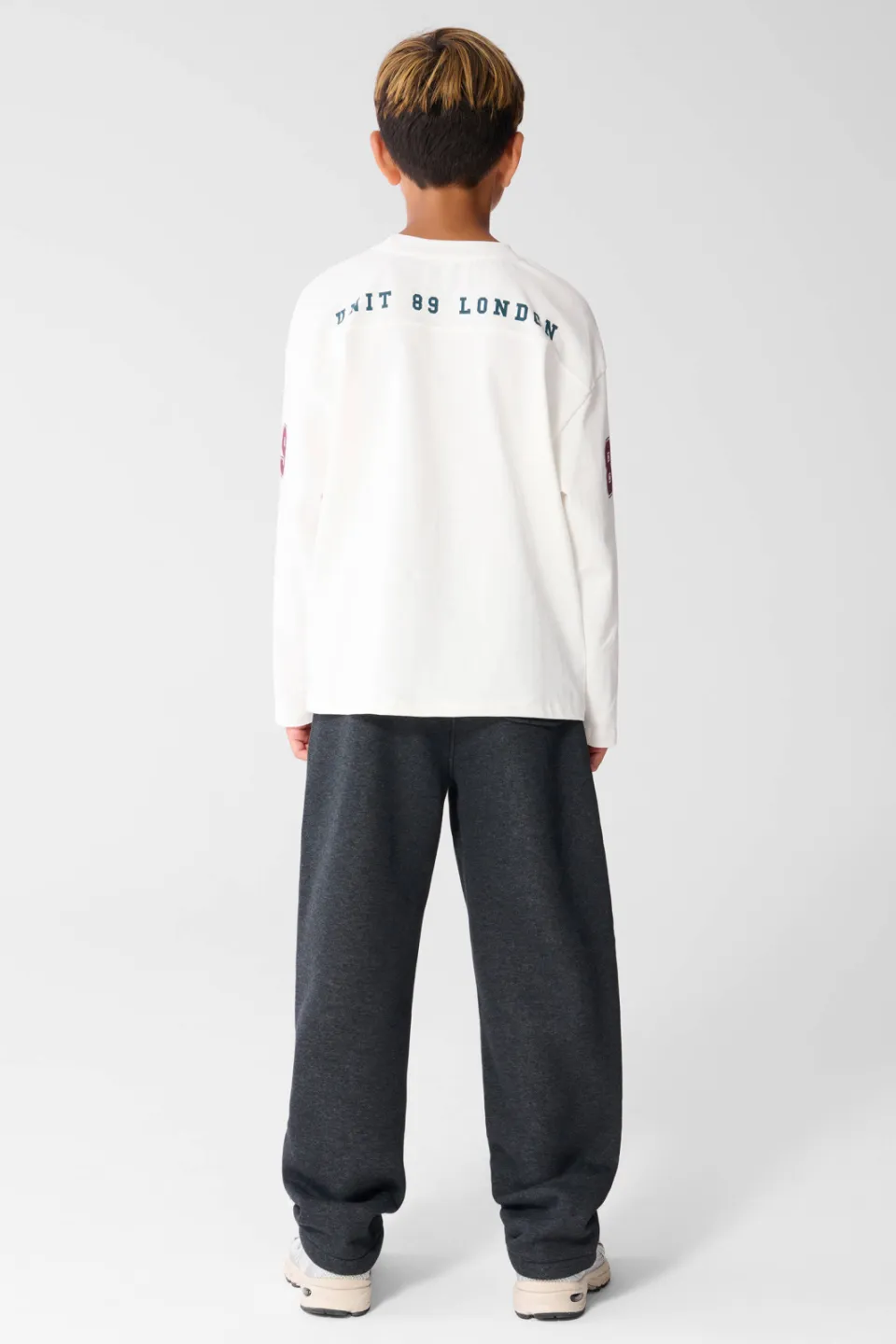 Shoeby longsleeve met backprint ecru, foto 3