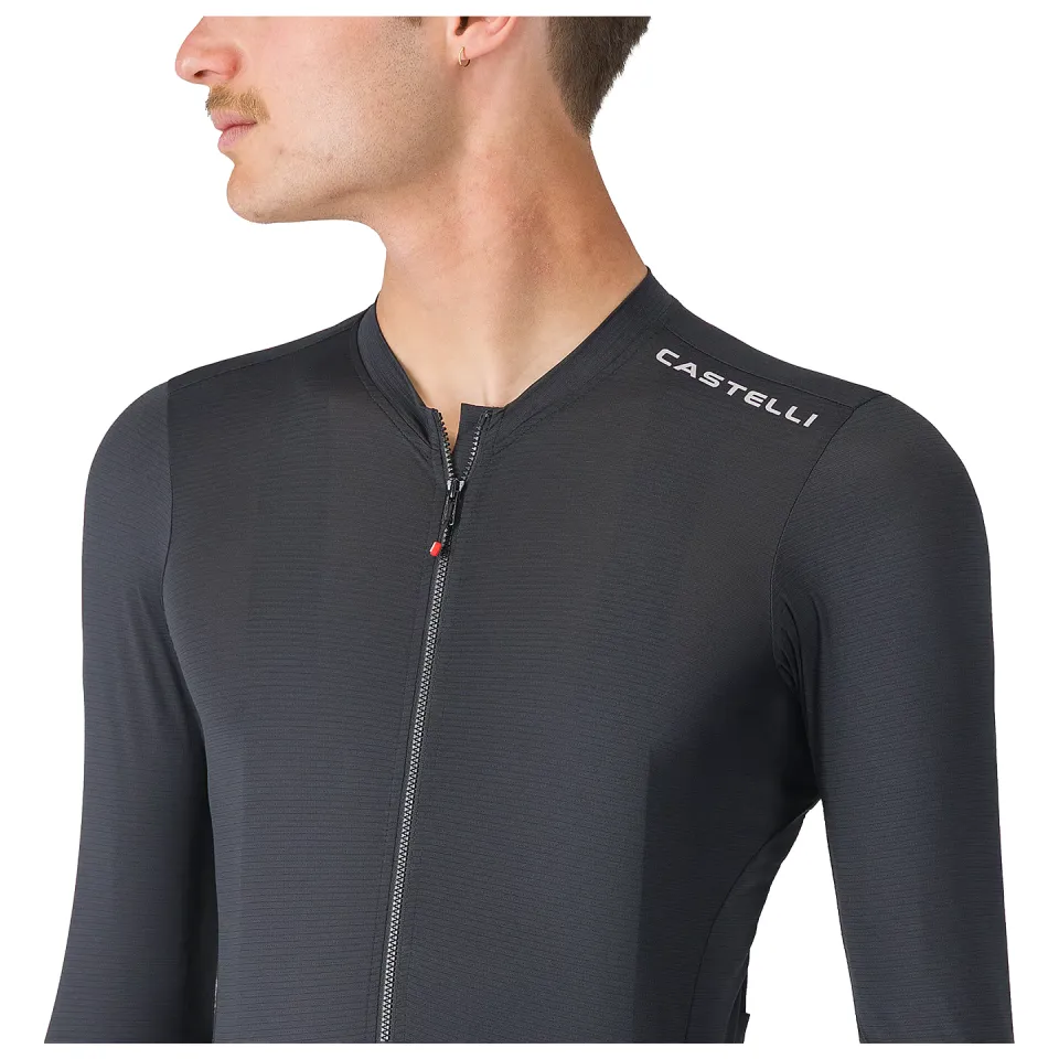 Castelli Espresso 2 fietsshirt lange mouwen grijs, foto 4