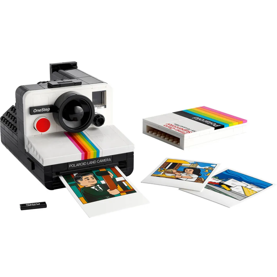 Lego IDEAS Ideas Polaroid OneStep SX-70 camera Vintage Bouwpakket voor Volwassenen 21345