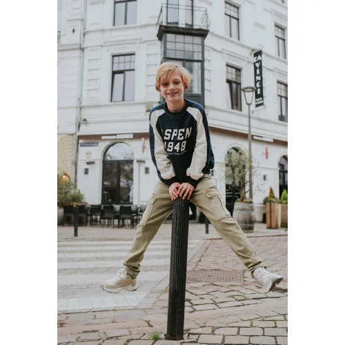 No Way Monday oversized sweater met tekst - blauw, foto 3