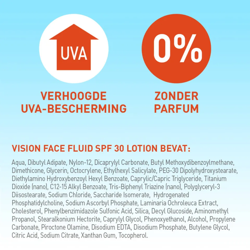 Vision Face Fluid zonnebrand SPF30, foto 6