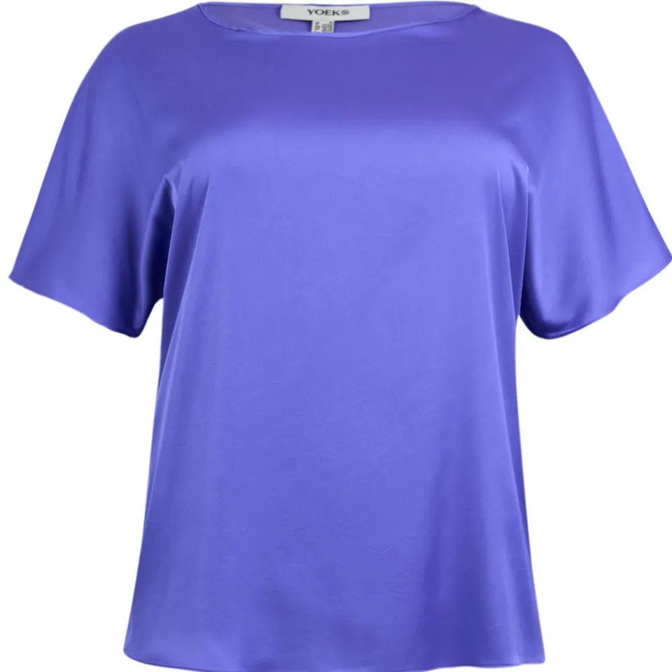 Yoek satin top paars, foto 3