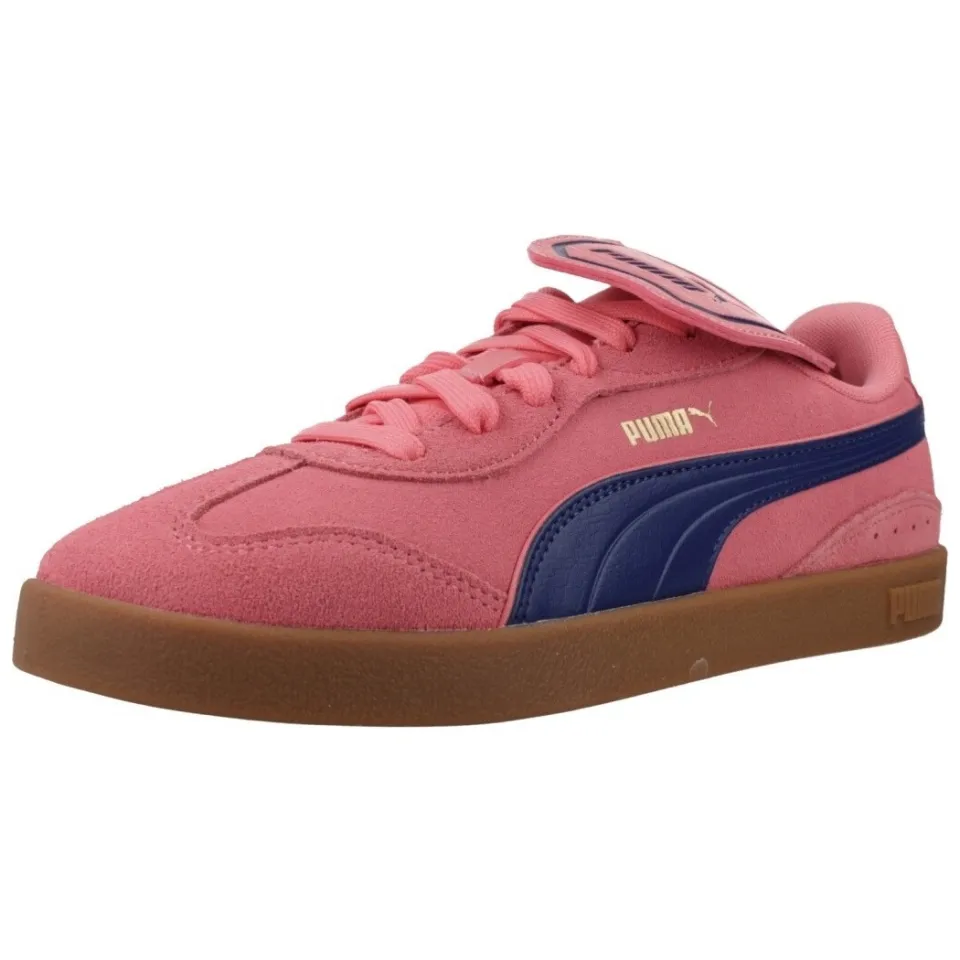 Puma Club Azura SD suèdelook sneakers - roze/kobaltblauw, foto 3