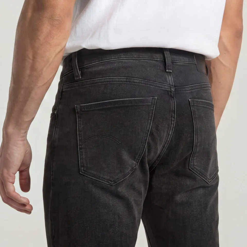G-Star Mosa straight leg jeans black denim, foto 4