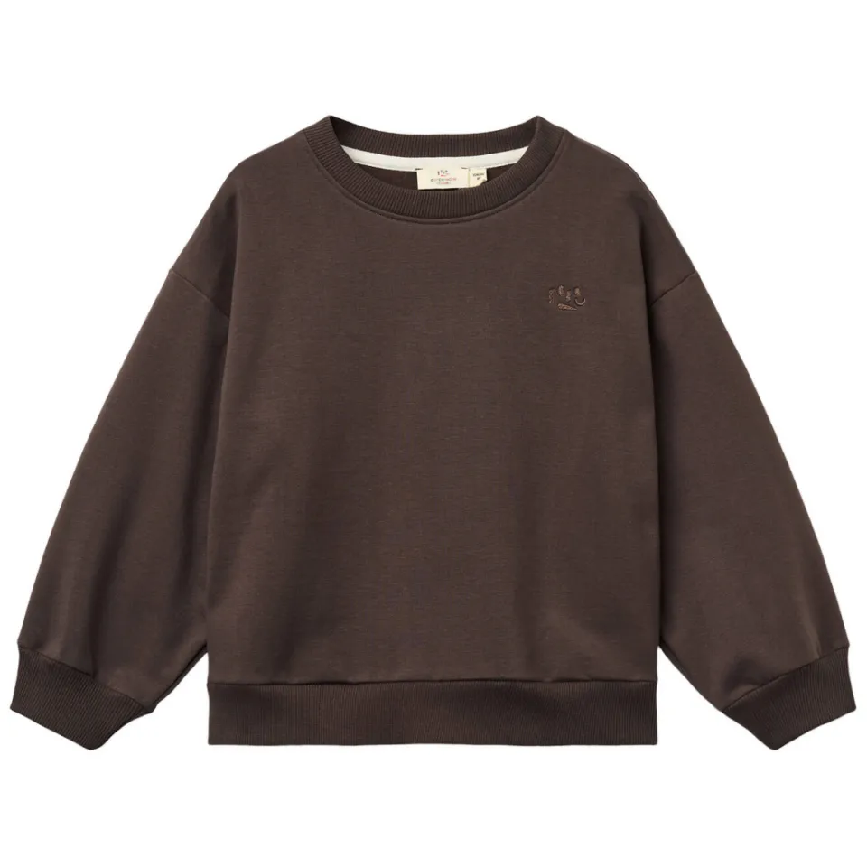 Copenhagen Colors sweater - donkerbruin, foto 2