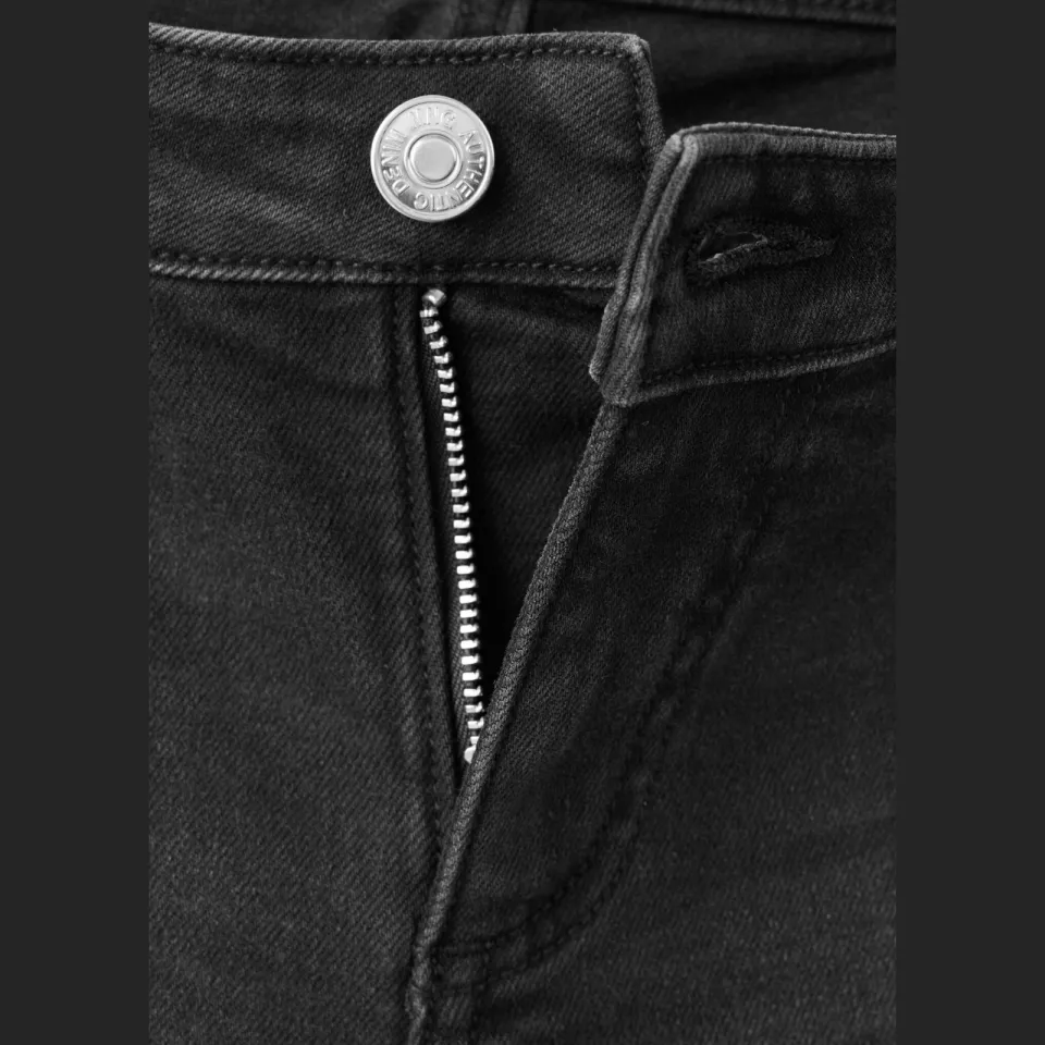 Mango TEEN wide leg jeans met studs - zwart, foto 7
