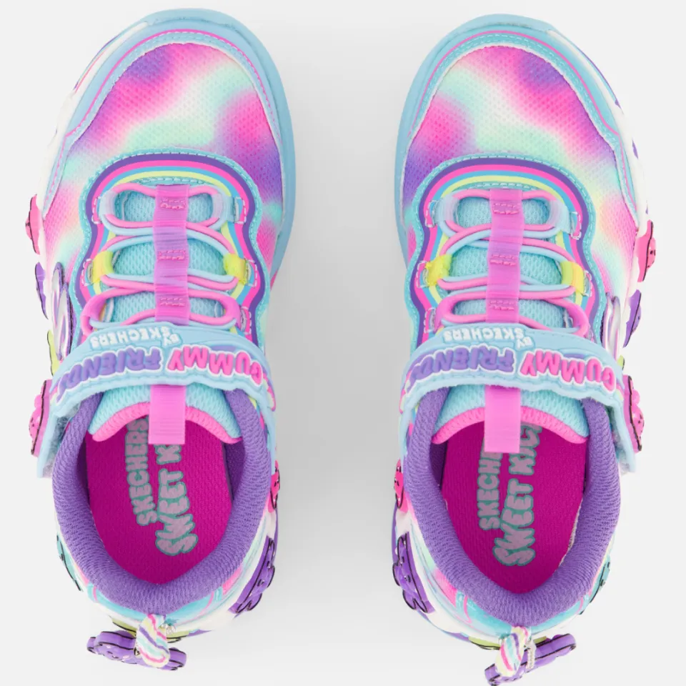 Skechers Gummy Friends peuterschoen meerkleurig blauw, foto 4