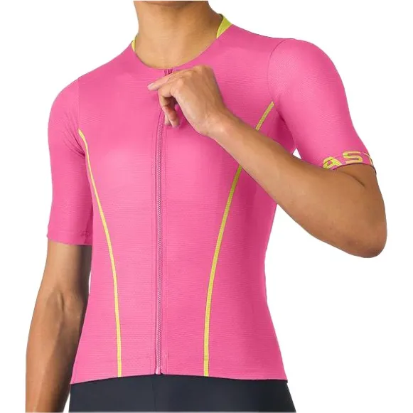 Castelli Women's Anima Flow Jersey - Fietsshirt, roze