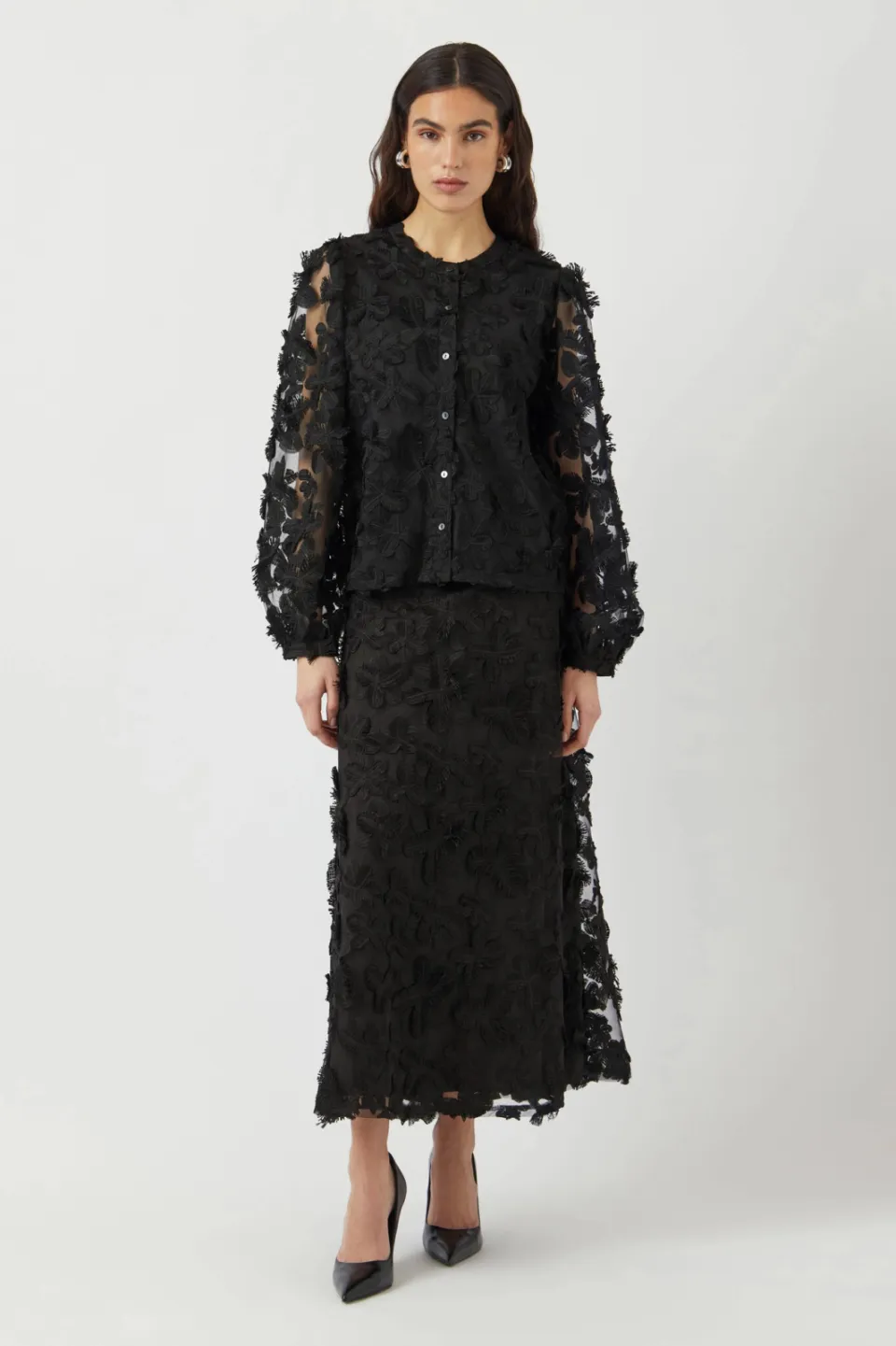 Yas Yaskarly blouse zwart